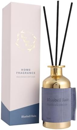 Pretty Valley Home Reed Diffuser Set - Bluebell Rain 80Ml Gift Box