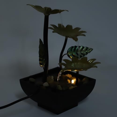 Kuuleyn Mini Adjustable LED Water Fountain For Home Office