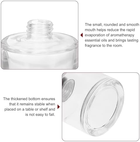 HARFINGTON 5oz Empty Glass Diffuser Bottle