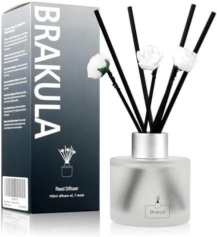 Brakula Reed Diffuser Set Black Vanilla