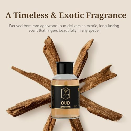 Vilara US Perfume Reed Diffuser Set Pack of 3 Mango Oud Istanbul