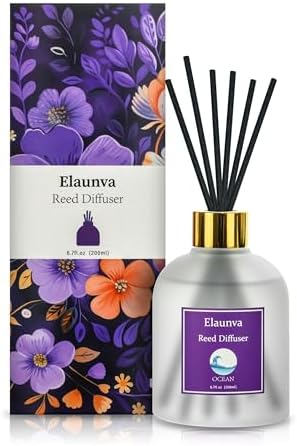 Ocean Reed Diffuser Set with 8 Sticks
