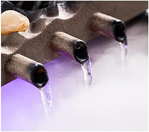 Ceramic Tabletop Fountain with Water Pump and Mist Machine