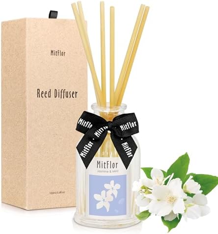 MitFlor Jasmine Mint Reed Diffuser 34oz