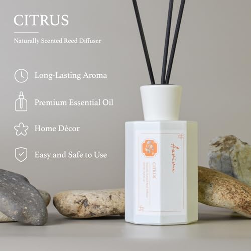 Aeviva Citrus Reed Diffuser Set 200ml Home Fragrance