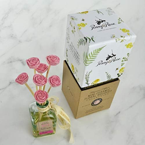 Penny Rose Ceramic Rose Diffuser Set