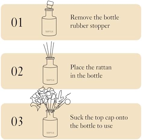 XEPTLE Room Freshener Summer Blossom Reed Diffuser Set