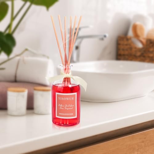 Sandalwood Rose Reed Diffuser Set 250ml with 8 Sticks