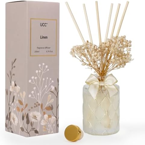 UCC Premium Reed Diffuser Set with Preserved Flower Sticks