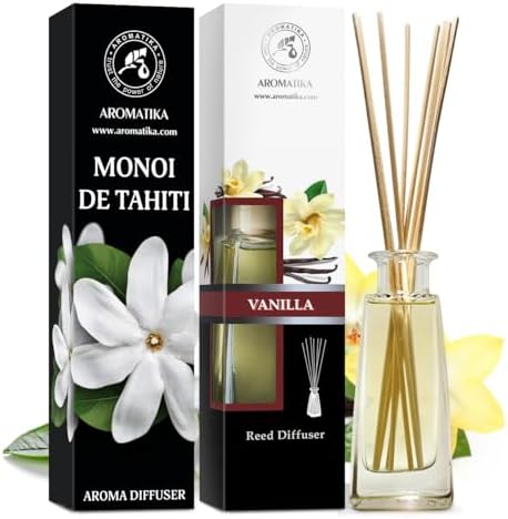 Reed Diffuser Monoi de Tahiti Vanilla Set