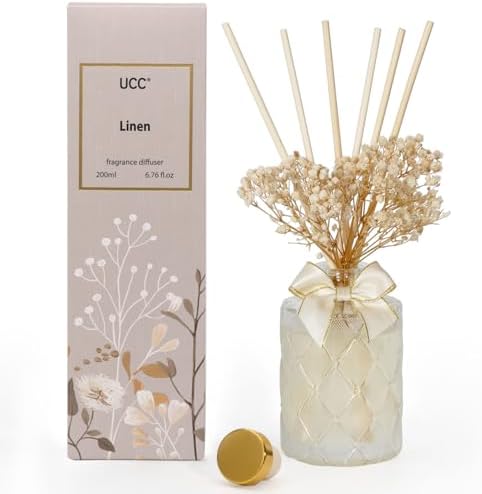 UCC Premium Reed Diffuser Set with Preserved Flower Sticks