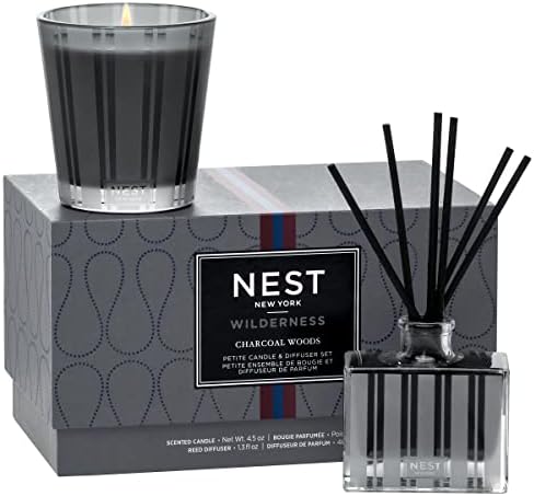 NEST New York Charcoal Woods Petite Candle Set
