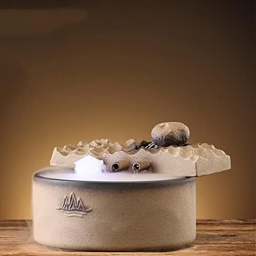 Rocky Falls Indoor Ceramic Tabletop Water Fountain