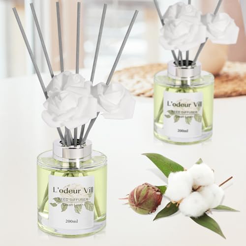 Lodeur Vill Reed Diffuser Set 67 oz Clean Linen Scent