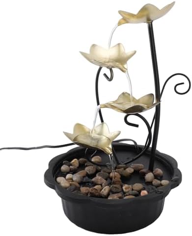 Adjustable Water Tabletop Fountain with LED Light