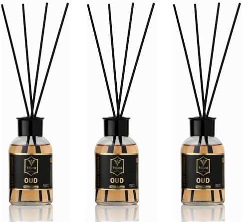 Vilara US Perfume Reed Diffuser Set Pack of 3 Mango Oud Istanbul