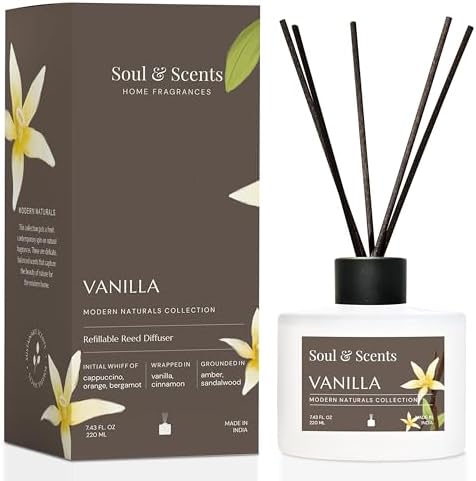 Soul Scents Vanilla Reed Diffuser Set