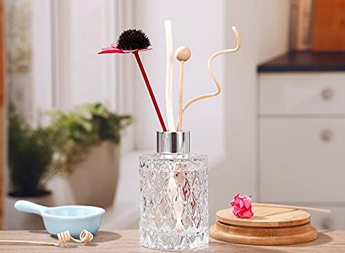 150ML Clear Glass Diffuser Jar with Silver Cap