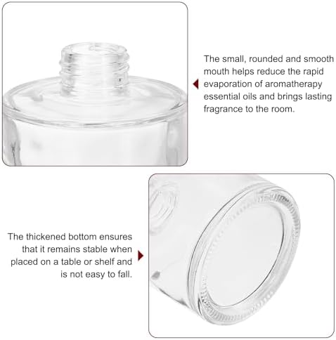 HARFINGTON 4pcs 120ml Refillable Diffuser Bottles