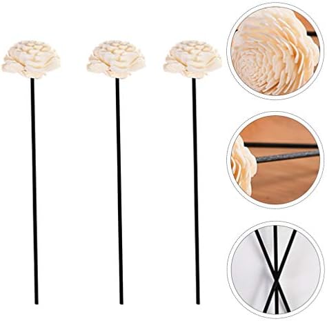 PRETYZOOM 3PCS Dried Flower Diffuser Sticks for Home Fragrance