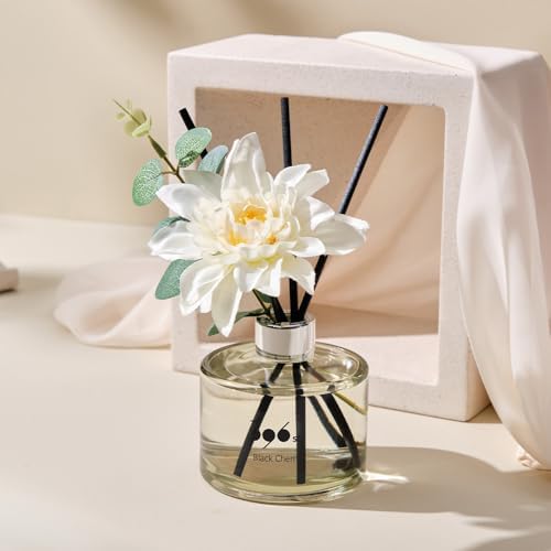 396 St Dahlia Flower Reed Diffuser Set - Black Cherry 200ml