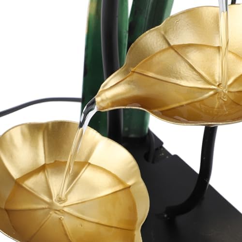 USB Tabletop Water Fountain with Adjustable LED Light