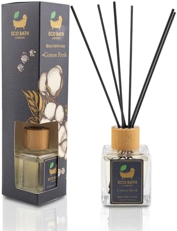 Eco Bath London Reed Diffuser Set - Cotton Fresh