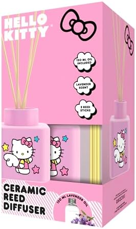 Hello Kitty Ceramic Reed Diffuser Set - Lavender Scent