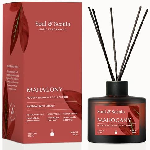 Soul Scents Reed Diffuser Set Mahogany