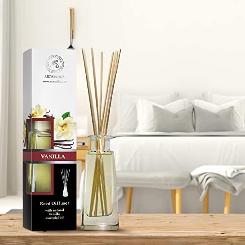 Vanilla Essential Oil Reed Diffuser Set - 3 x 100ml
