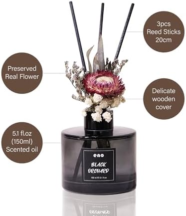 Flower Reed Diffuser Set with Essential Oils