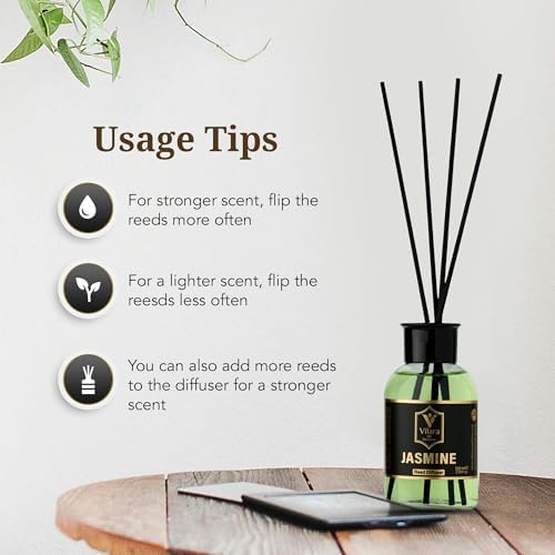 Jasmine Reed Diffuser Set - Luxury Home Fragrance