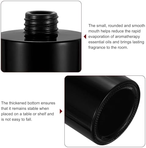 HARFINGTON 140ml Refillable Diffuser Bottle with Silver Cap