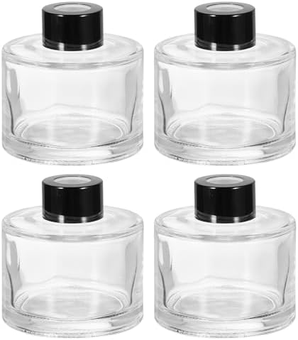 HARFINGTON 4pcs 120ml Refillable Diffuser Bottles