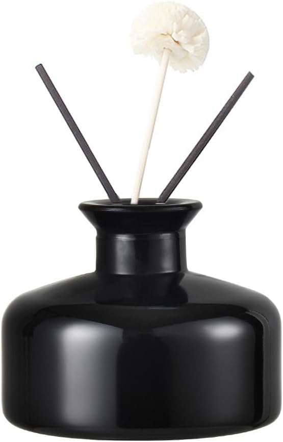 VASANA 200 ml Empty Glass Diffuser Bottle Black