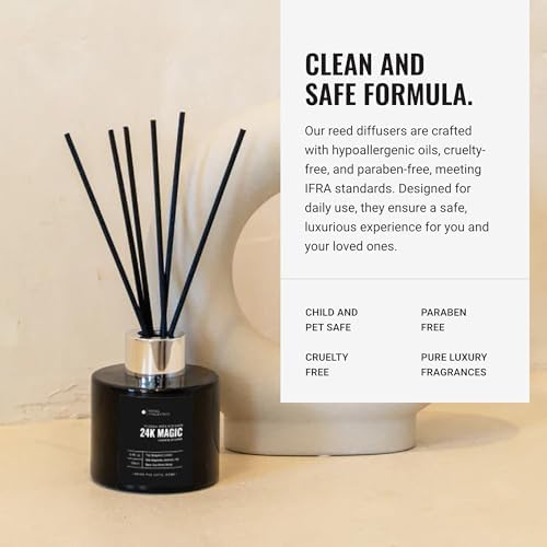 Hotel Collection 24K Magic Reed Diffuser Set