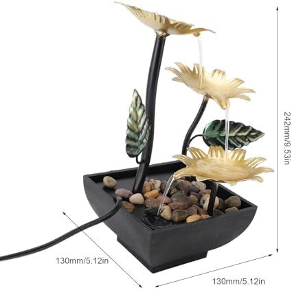 Kuuleyn Mini Adjustable LED Water Fountain For Home Office