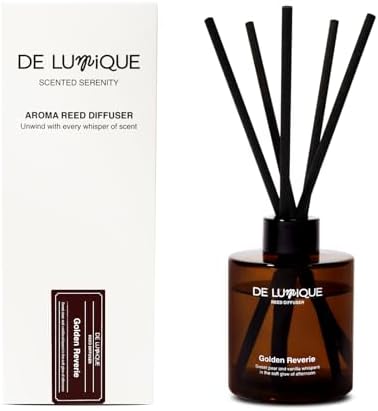 Golden Reverie Reed Diffuser 150ml Vanilla Pear Scent