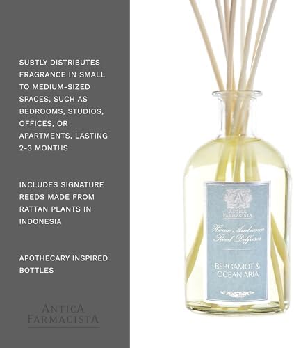 Antica Farmacista Reed Diffuser with Bergamot and Ocean Aria