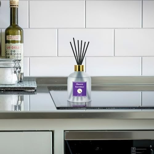 Vanilla Reed Diffuser Set with 8 Sticks