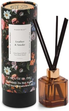 Paddywax Botanica Reed Diffuser in Amber Glass Bottle