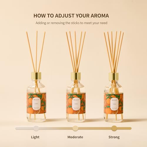 Airkeep Lavender Reed Diffuser Set with 8 Sticks 676 Oz
