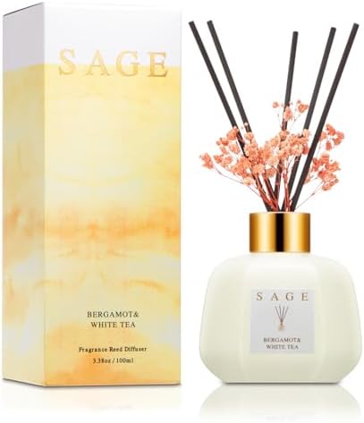 Sage Hotel Reed Diffuser - Bergamot White Tea Scent