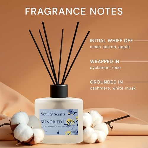 Soul Scents Reed Diffuser Set Sundried Linen