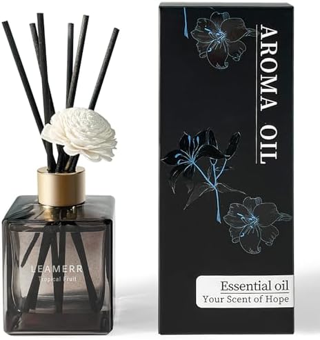 LEAMERR Tropical Fruit Reed Diffuser Set