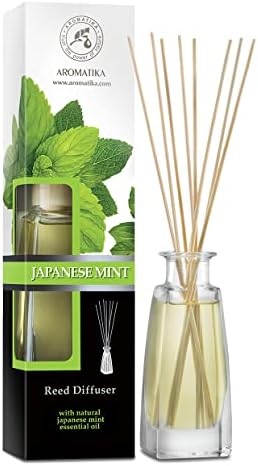 AROMATIKA Japanese Mint Reed Diffuser 34 Fl Oz