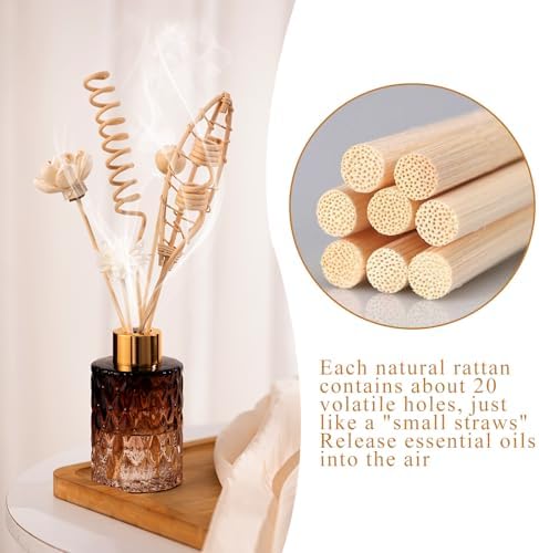 HFKPJRT 16Pcs Reed Diffuser Sticks Set