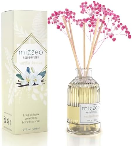 MIZZEO Reed Diffuser Set Vanilla Dreams