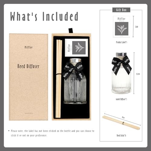 MitFlor White Tea Reed Diffuser Set - 100ml