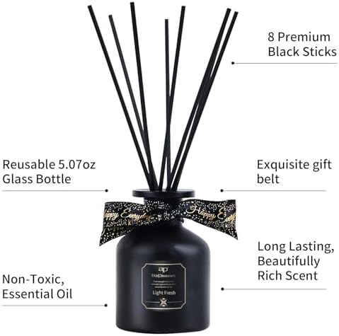 Freesia Reed Diffuser Set with 8 Scent Sticks